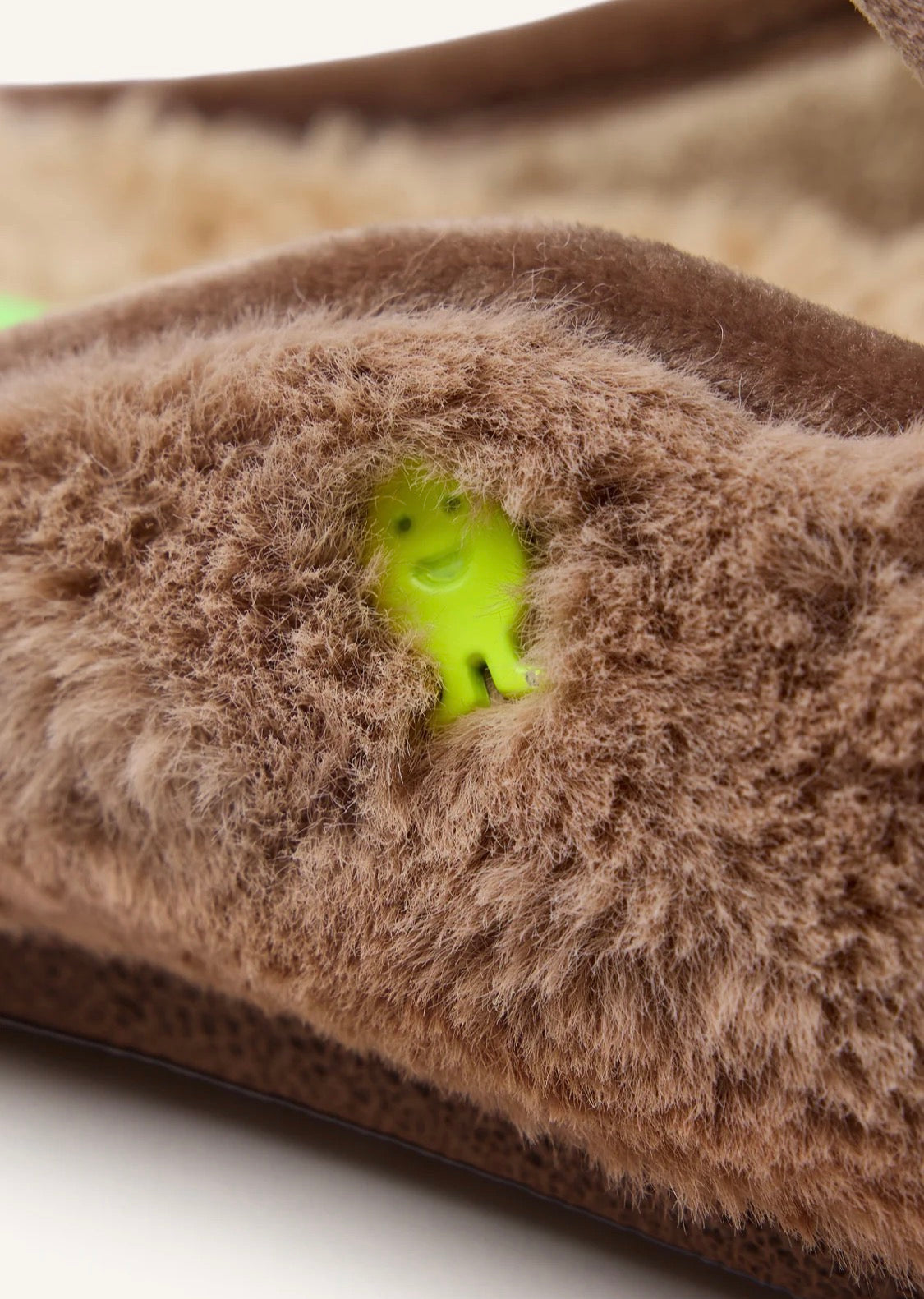 Hot Potatoes - ''Harrietta' Taupe Teddy Slipper