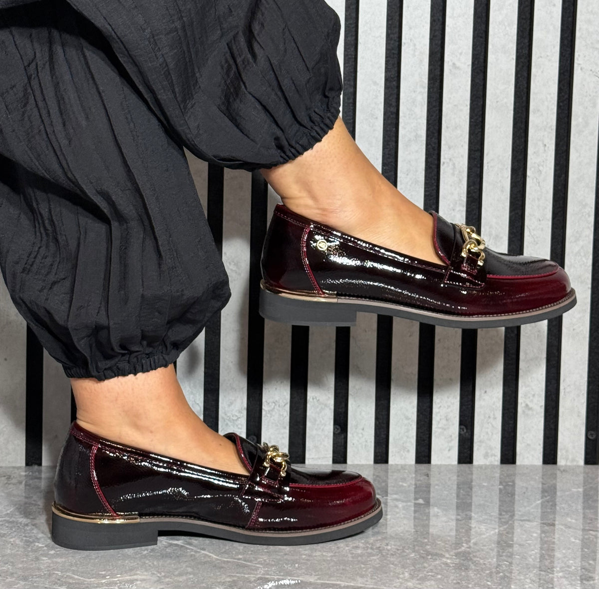 Zanni & Co - 'Phan Thiet One' Port Patent Loafer
