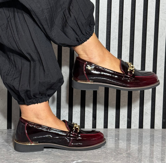 Zanni & Co - 'Phan Thiet One' Port Patent Loafer