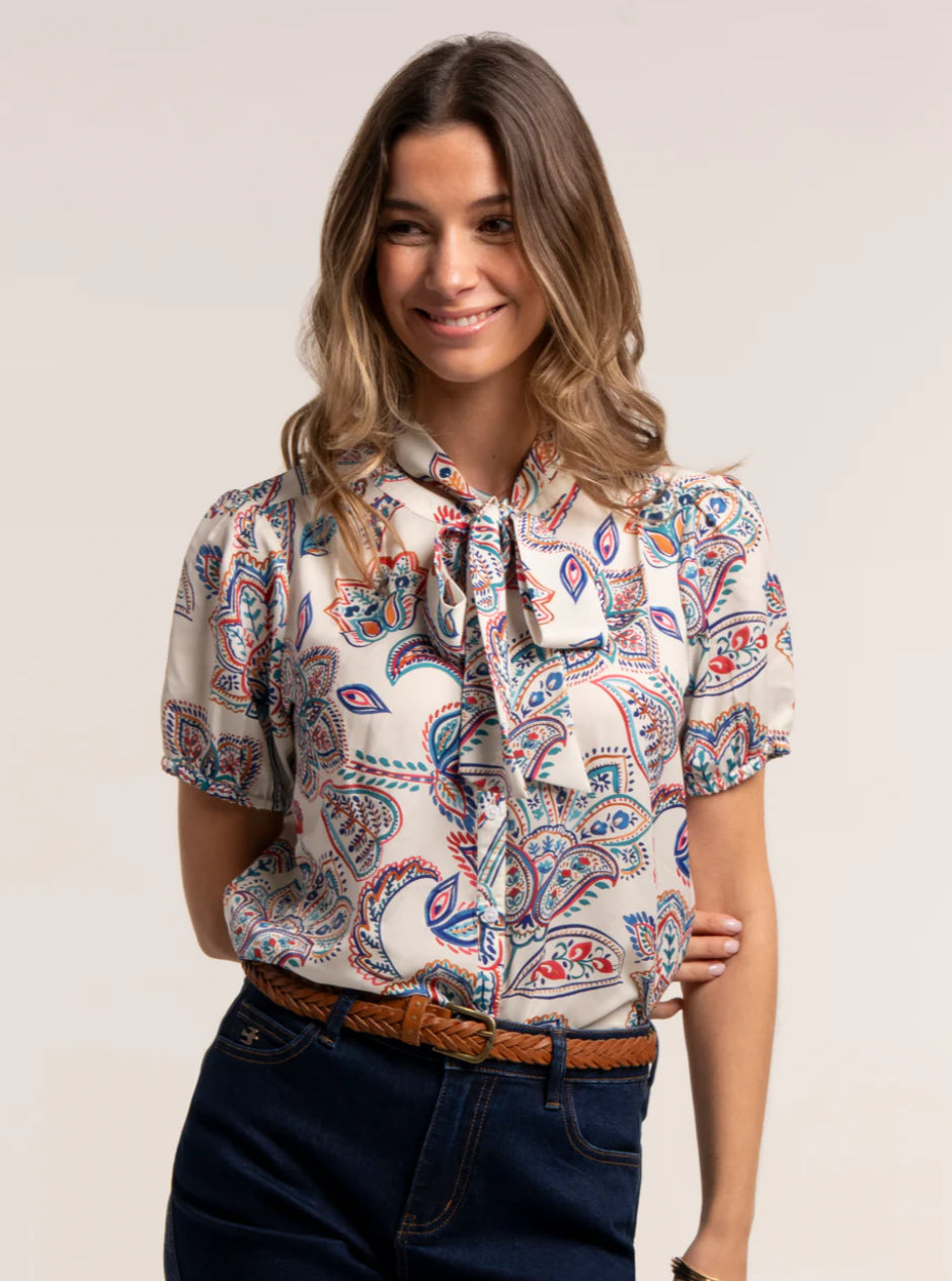 Brakeburn - Chae Paisley Blouse.