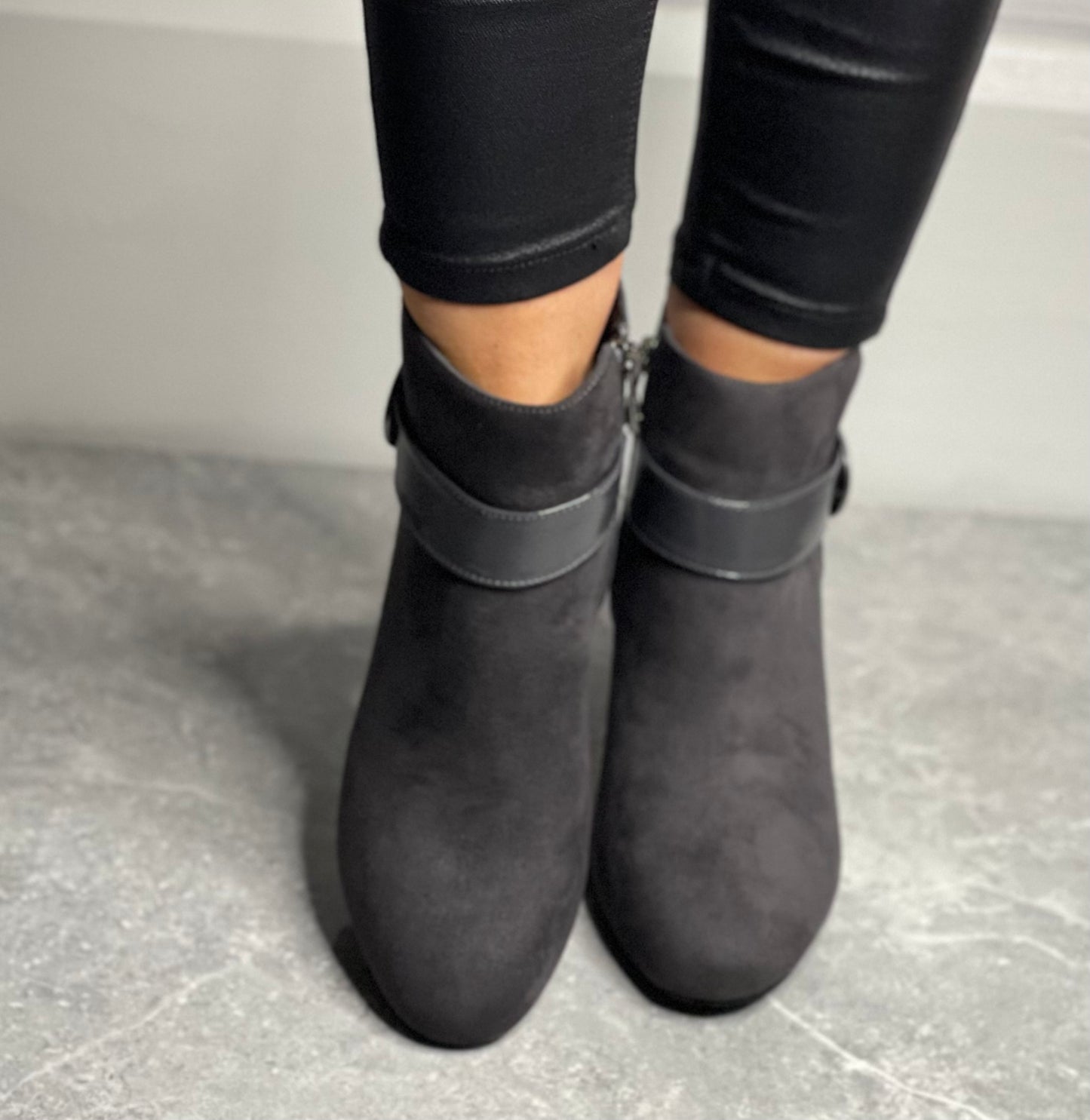 Lotus - 'Kirsty' Grey Dress Boot