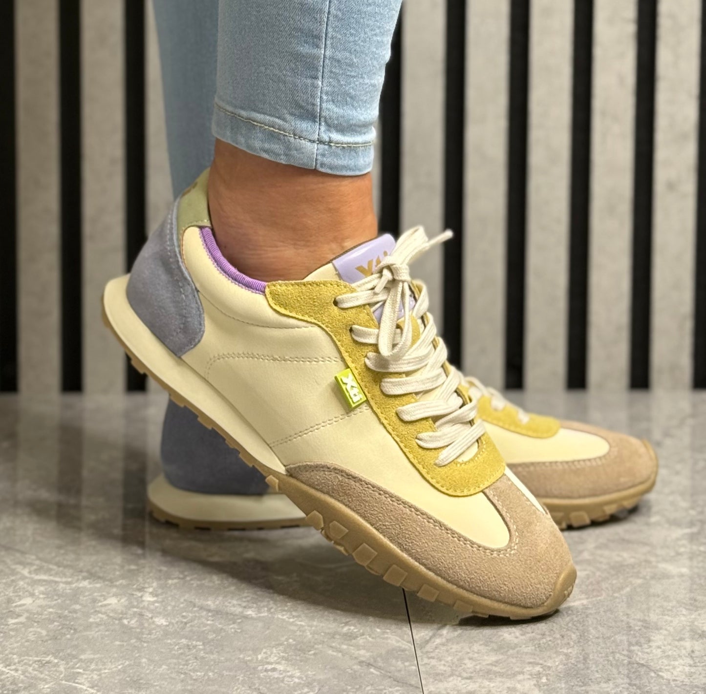 Xti - Cream Combo Trainer (145213)