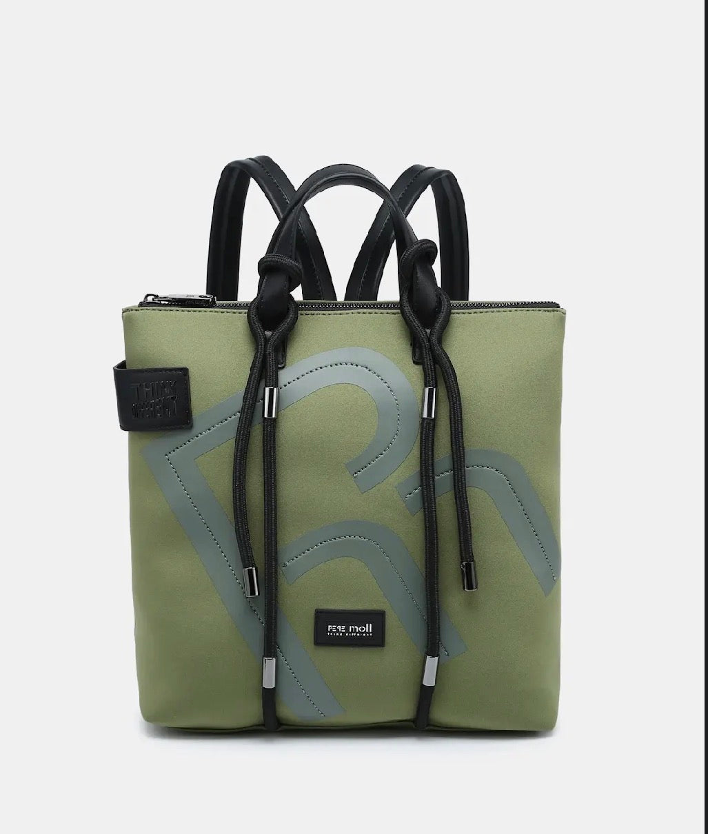 Pepe Moll - ‘Helia’ Green Handbag/Rucksack