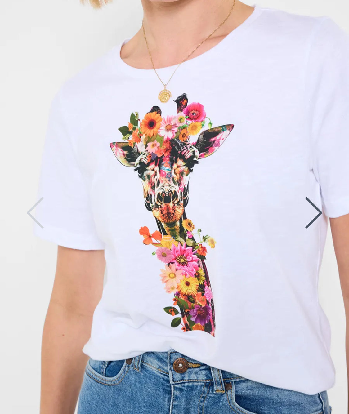 Joe Browns - Floral Fancy Giraffe Graphic T-Shirt