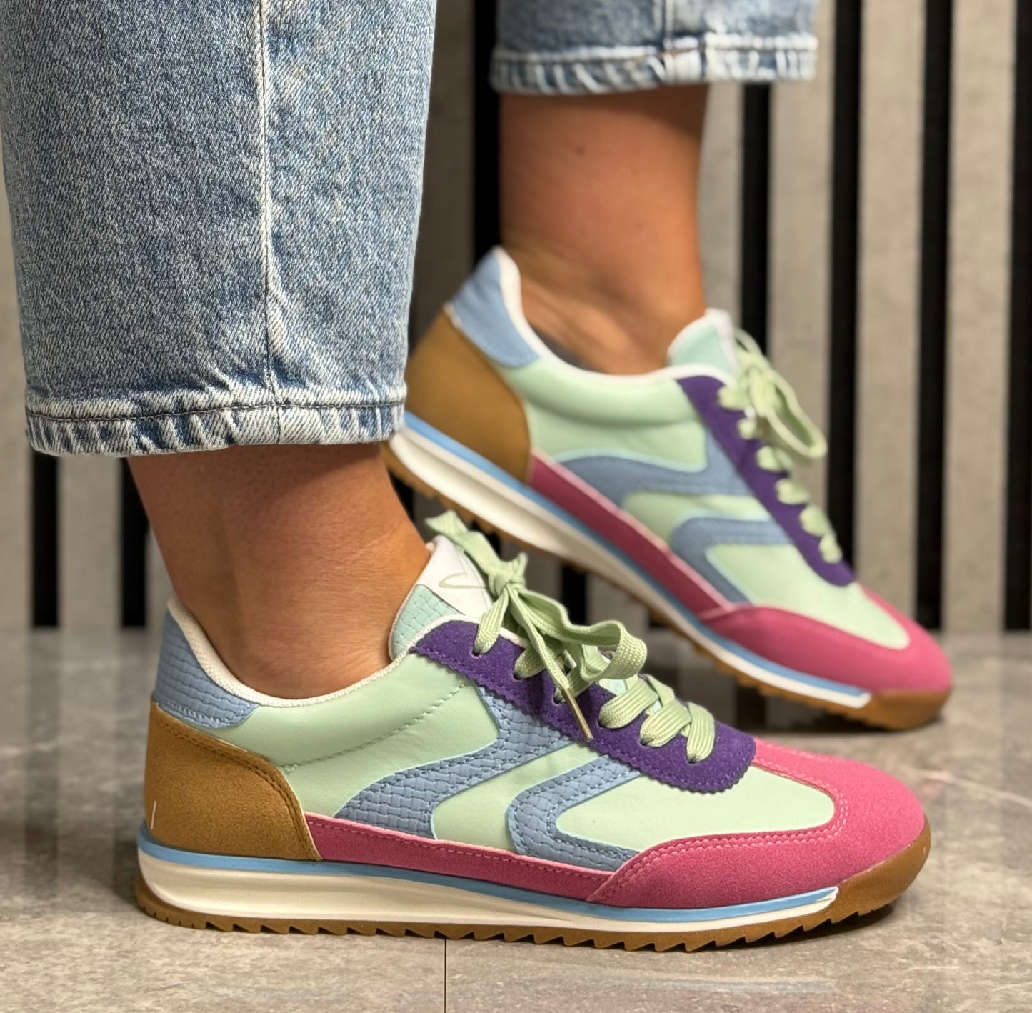 Lunar - 'Zoe' Mint Combo Trainer