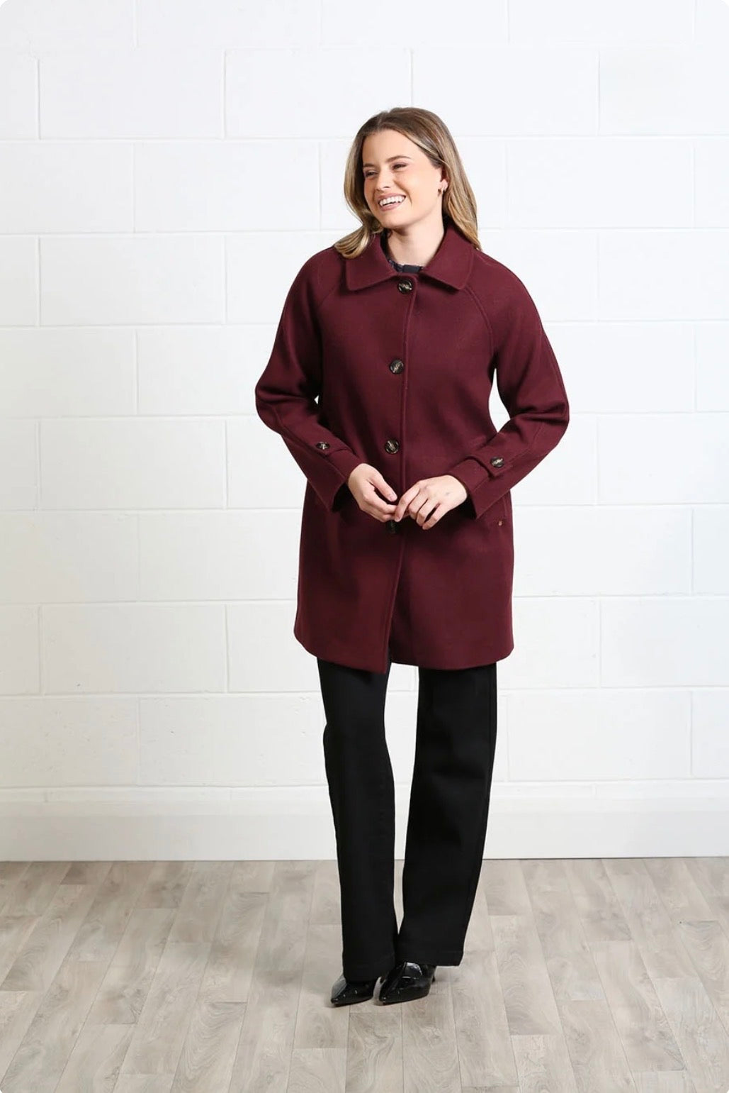 Rant & Rave -  Georgia Deep Port Coat