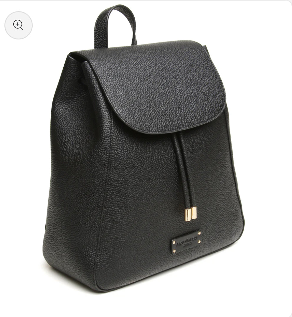 Alice Wheeler - Black Kensington Backpack