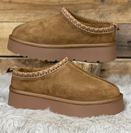 Xti - Camel Lined Platform Mule.