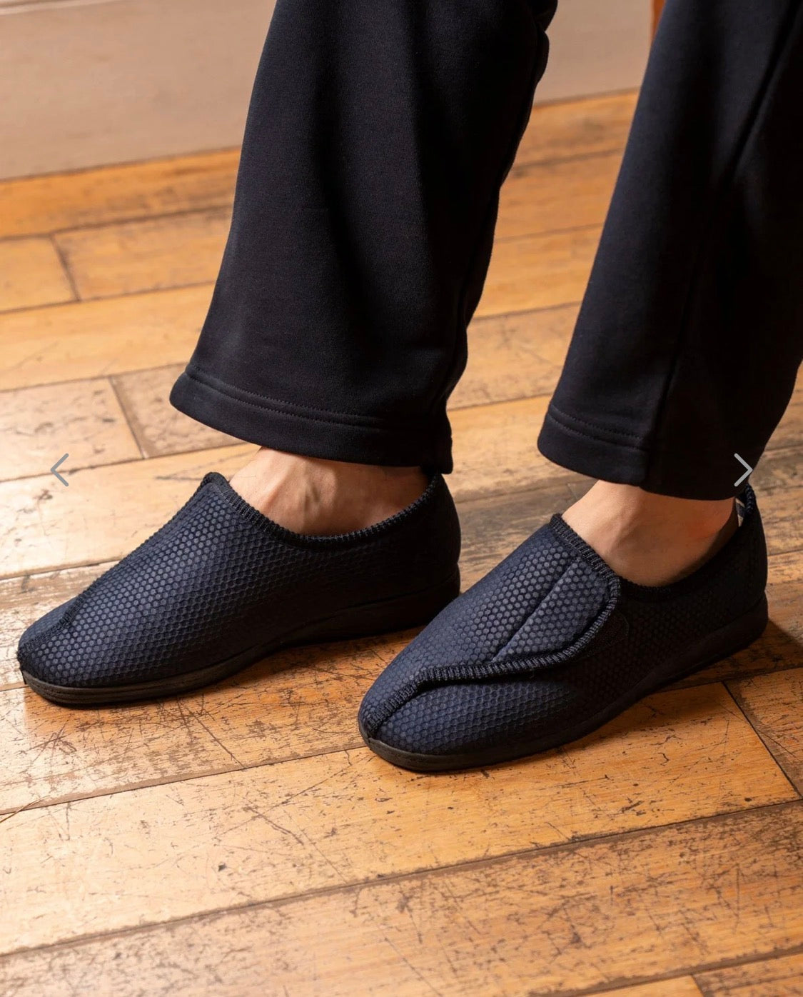 Lazy Dogz - 'Columbus' Mens Navy Slipper