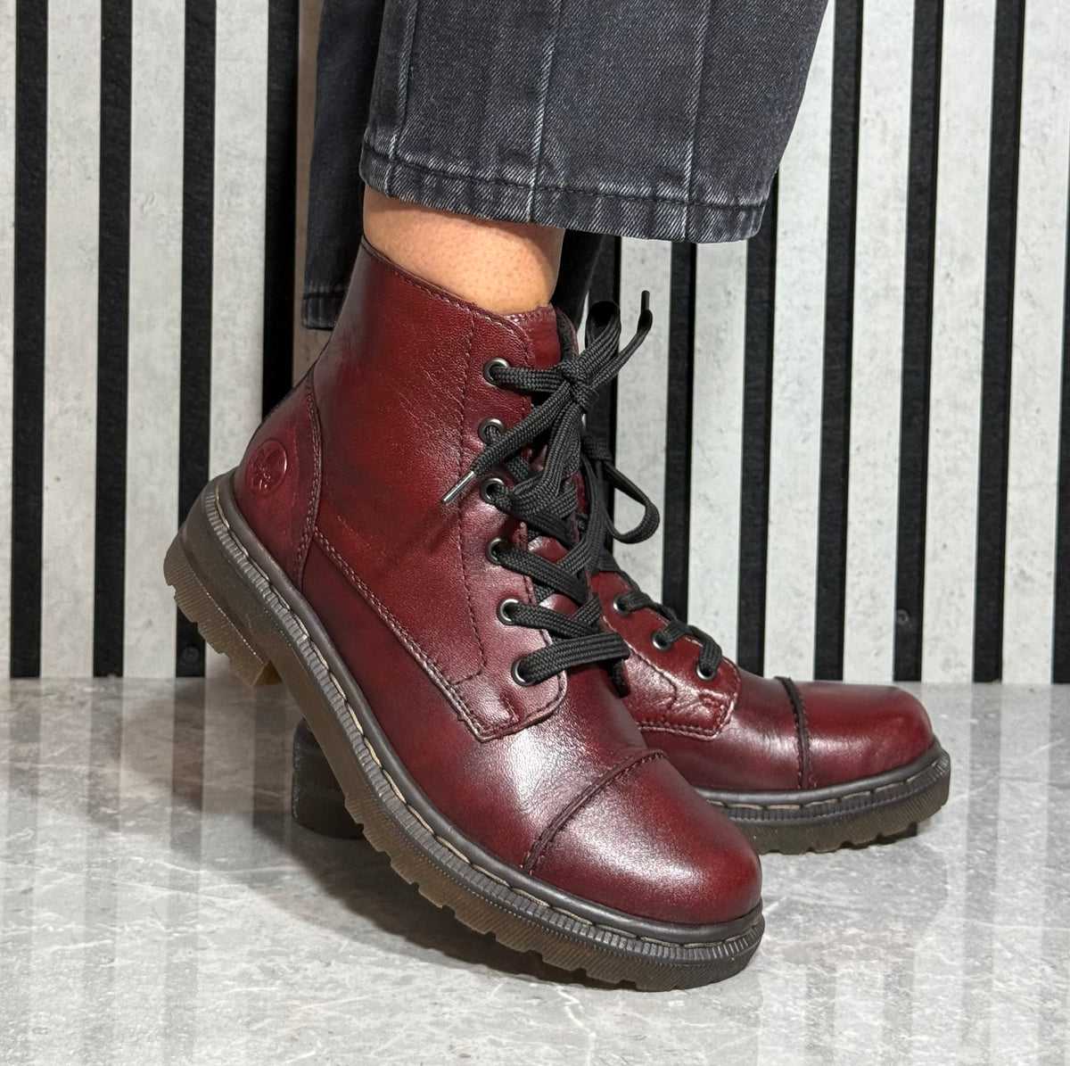 Rieker - Bordeaux Laced Boot