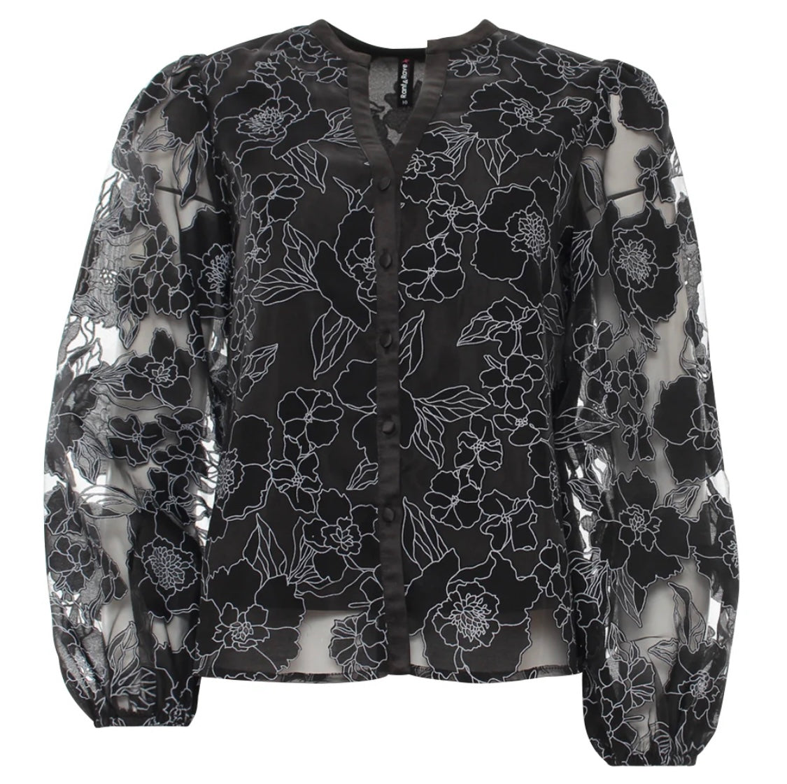 Rant & Rave - 'Layla’ Black Blouse