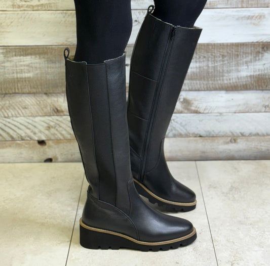 Lotus - 'Wrenley' Knee High Leather Boot