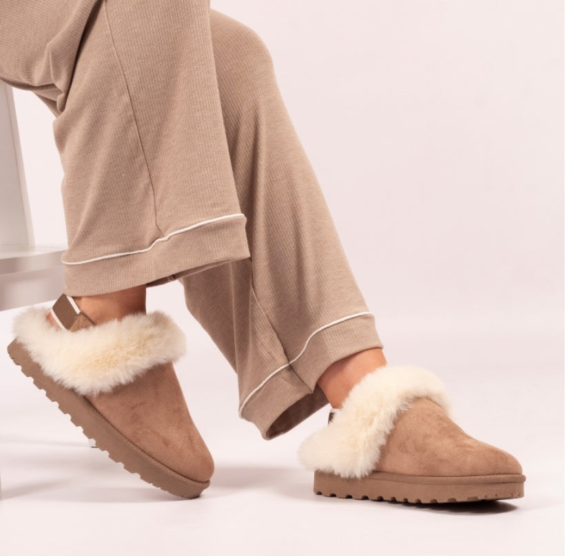 Lunar - 'Nevis' Mink Slipper