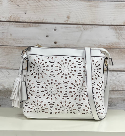 Remonte - Off White Perforated Crossbody