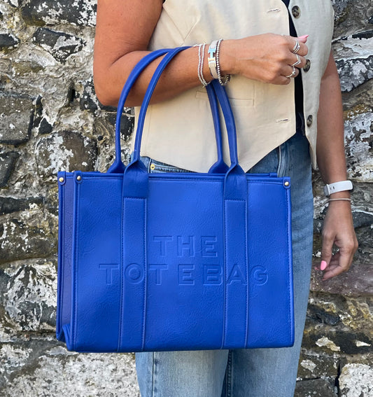 hannah k - Royal Large Tote Handbag