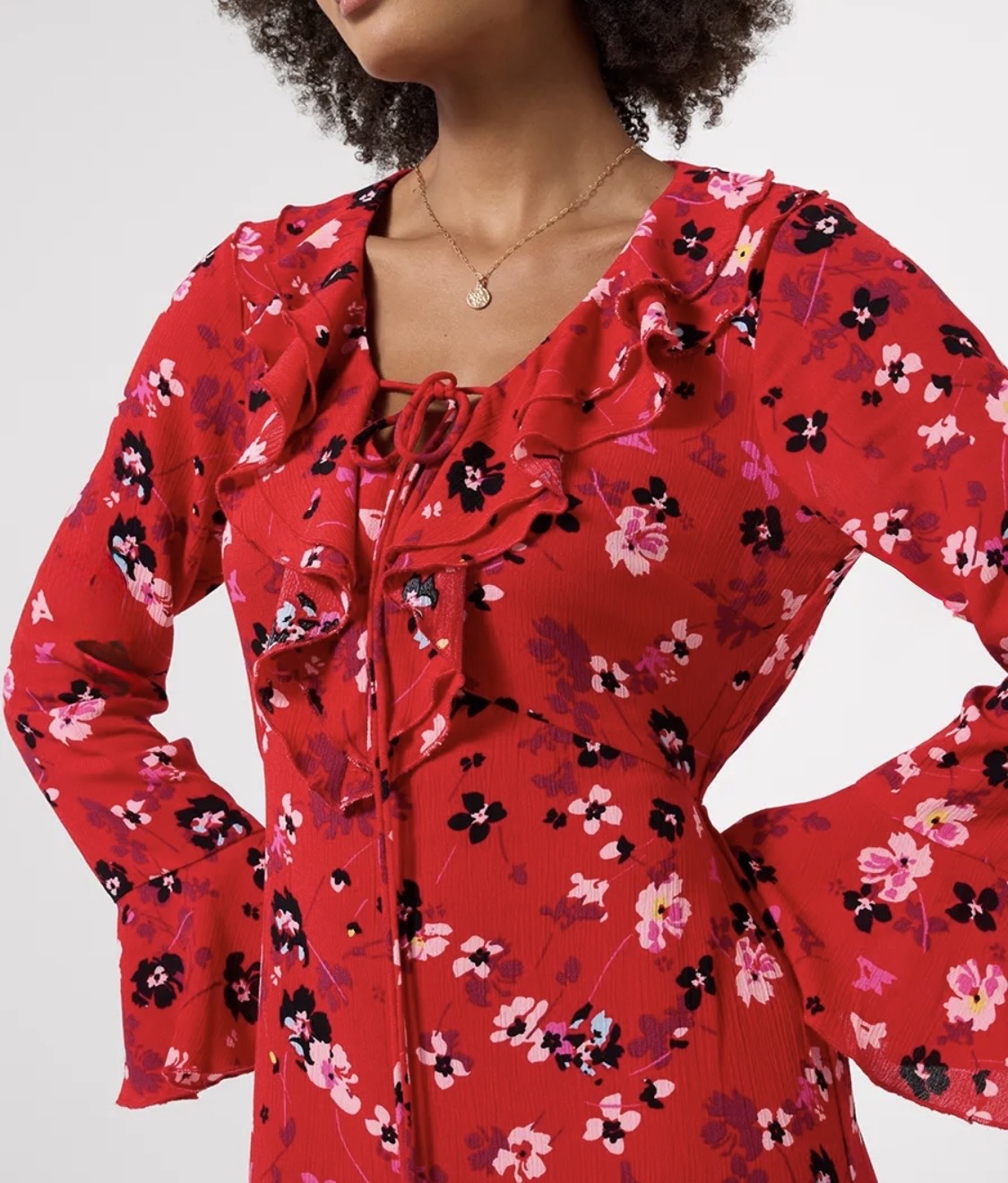 Joe Browns - Pheobe Ruffle Long Sleeve Maxi Dress