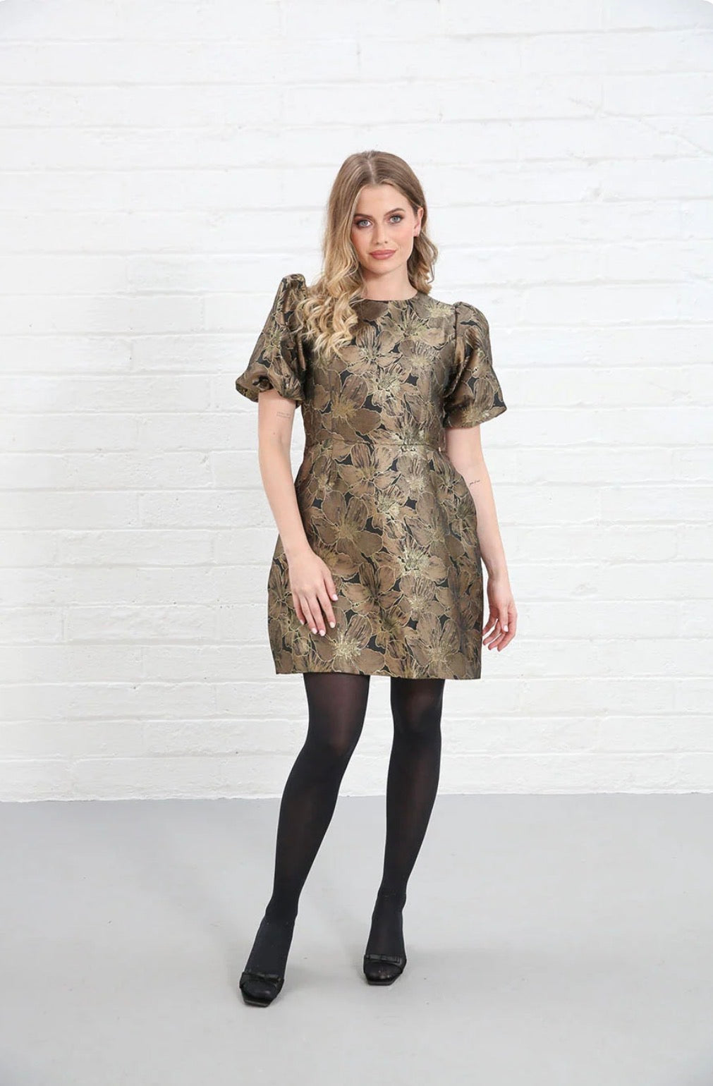 Rant & Rave - Evelyn Black/Gold Dress