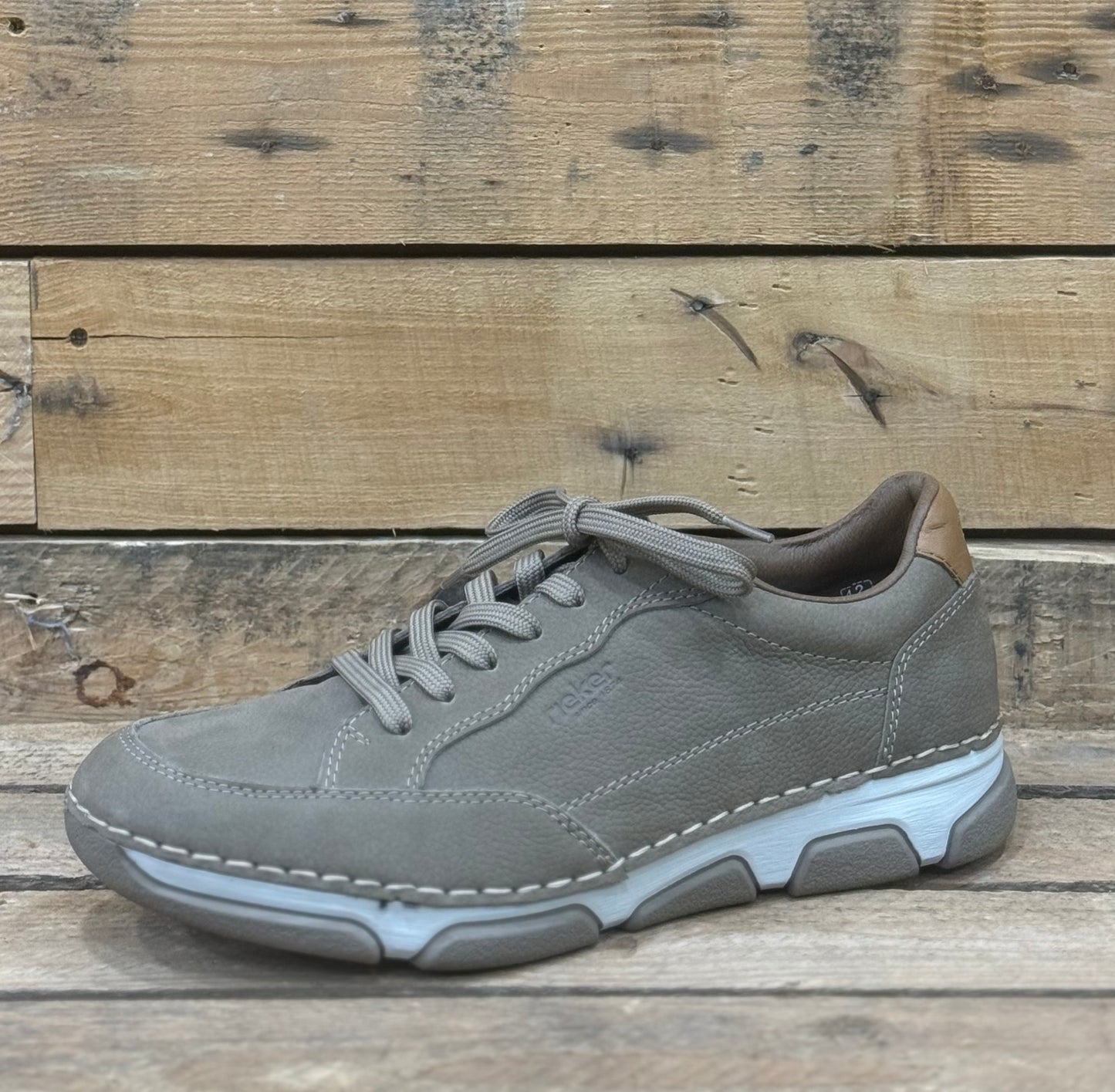 Rieker - Mens Brown Leather Shoe