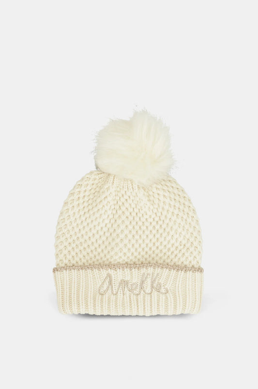 anekke - Beige Knitted Beanie (41471-313)