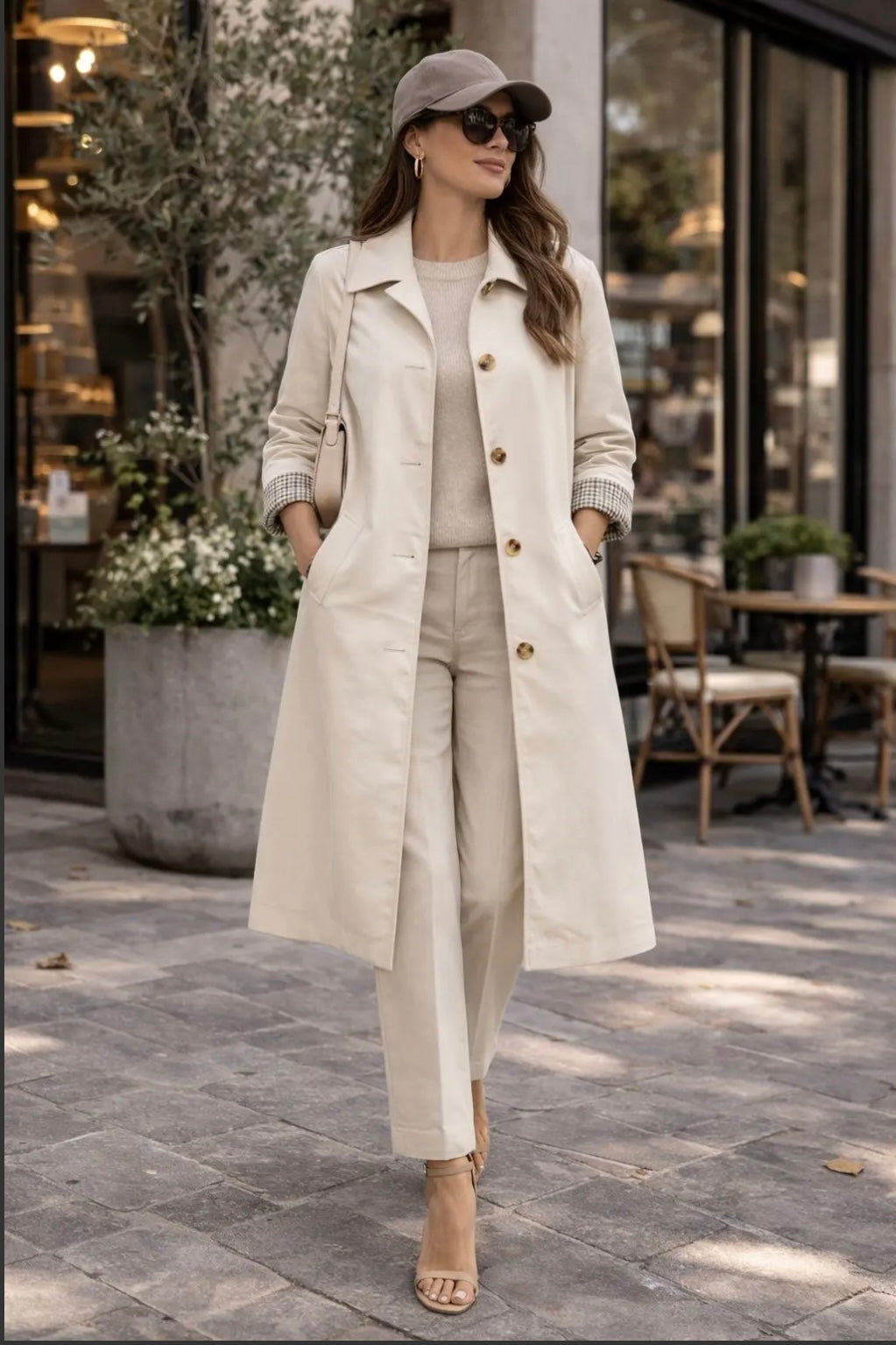 Beige Trench Coat