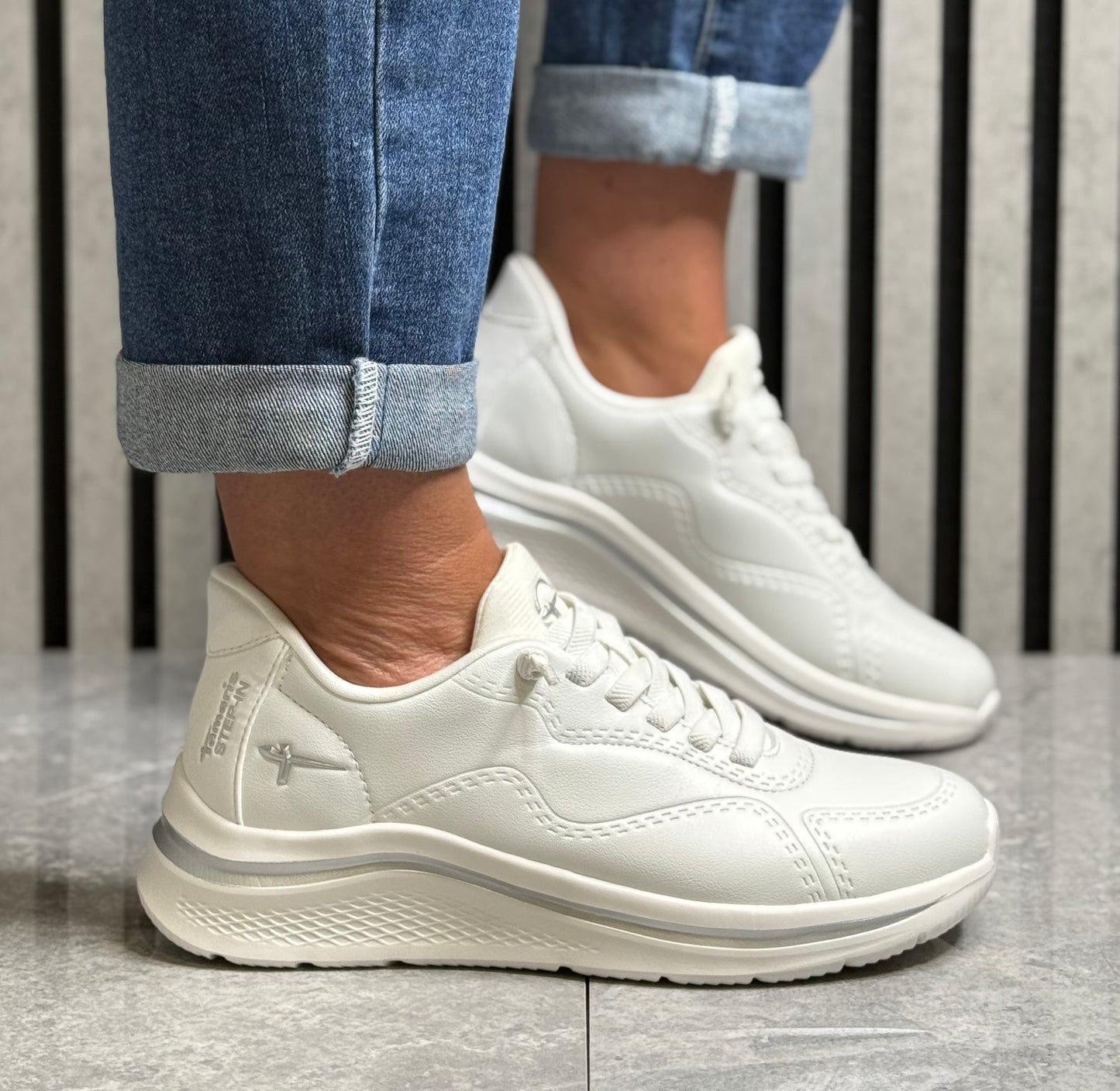 Tamaris Comfort - White 'Step In' Trainer