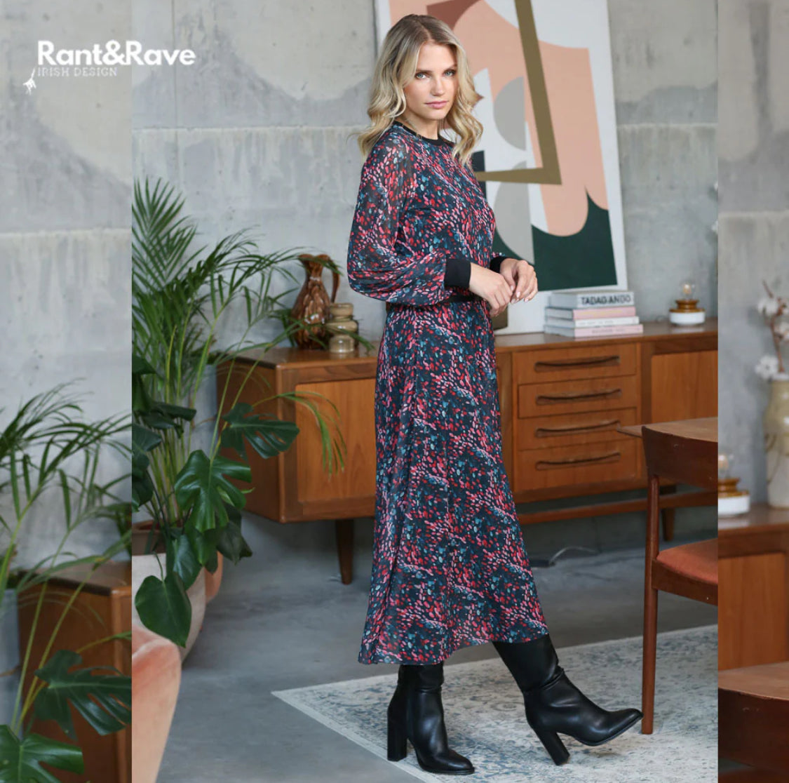 Rant & Rave - ‘Gwyneth' Teal Dress