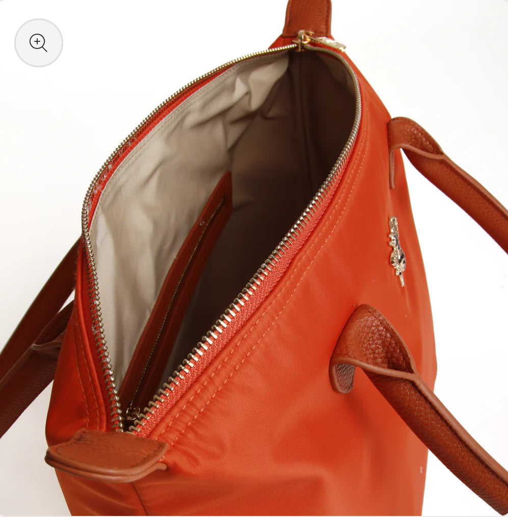 Alice Wheeler - Orange Shoreditch Medium Tote Bag