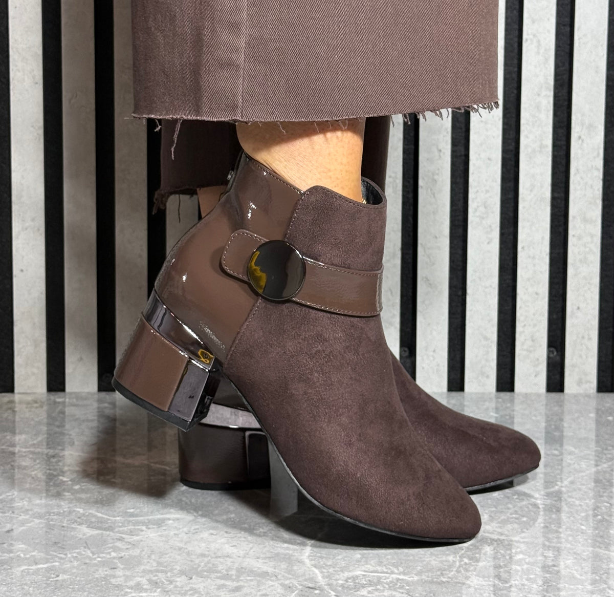 Lotus - 'Kirsty' Brown Ankle Boot