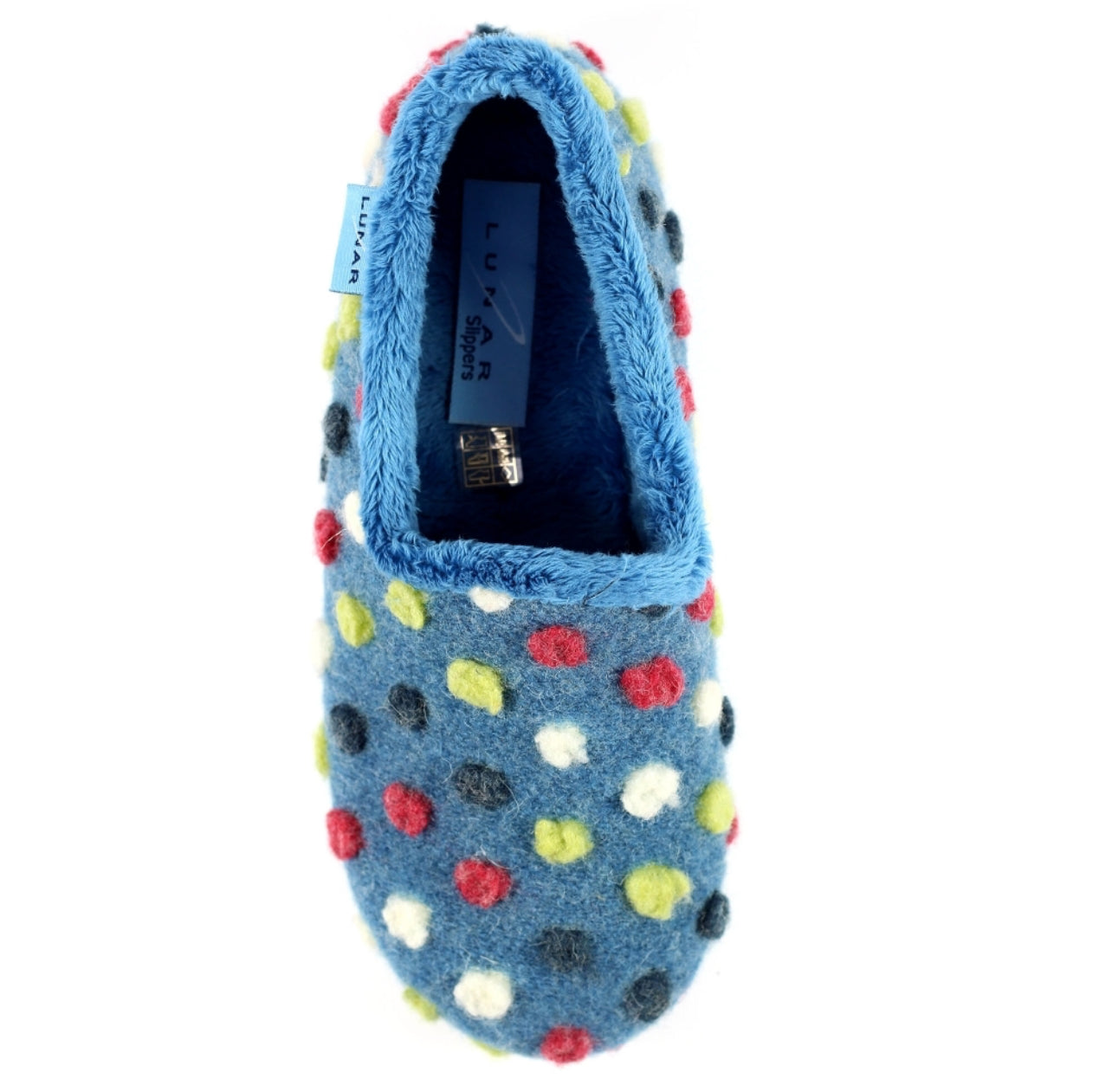 Lunar - 'Helix' Mid Blue Slipper