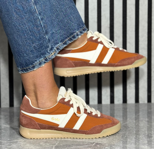 Gola - 'Firefly' Pale Rust/Rust/Off White Trainer