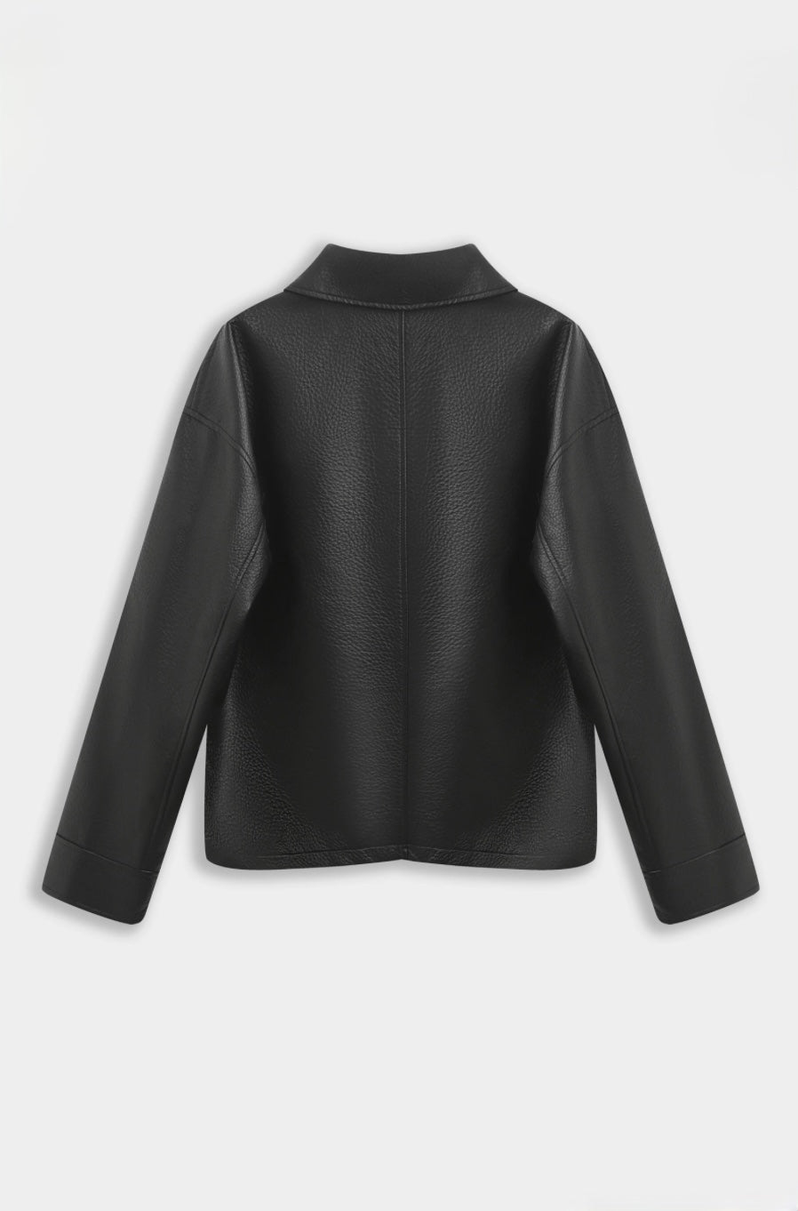 Black Faux Leather Jacket