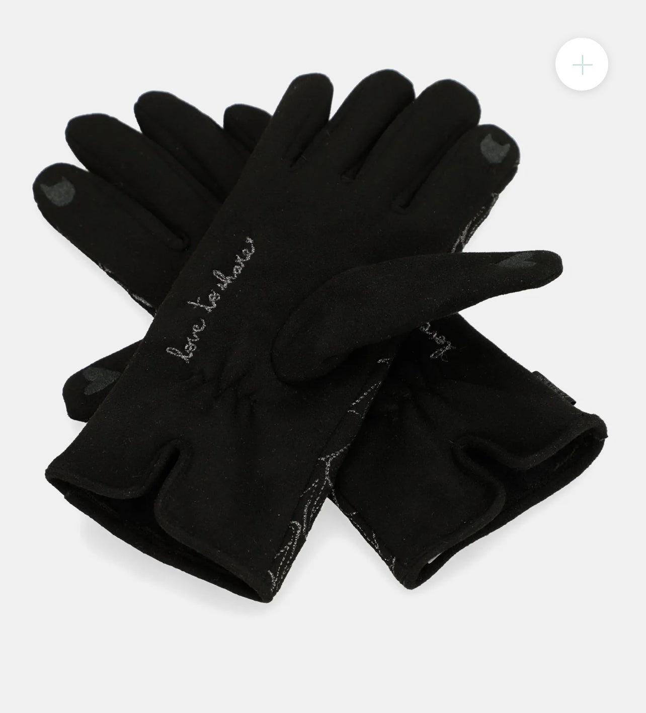 anekke - ‘Logo’ Black Gloves