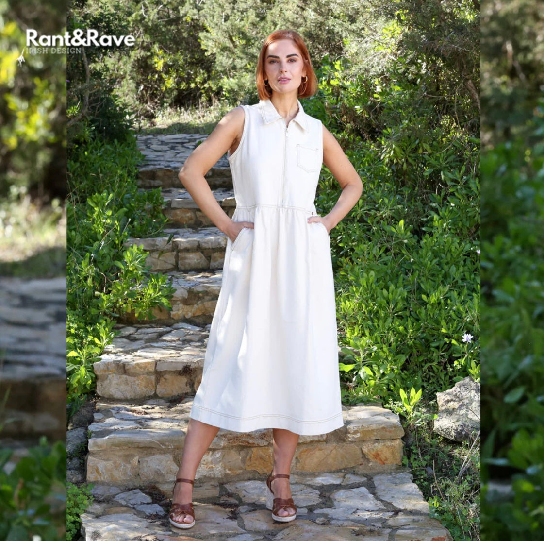 Rant & Rave - ‘Philly’ Ecru Dress