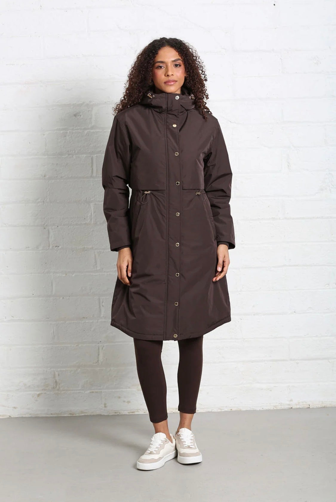 Rant & Rave - Becca Chocolate Waterproof Coat