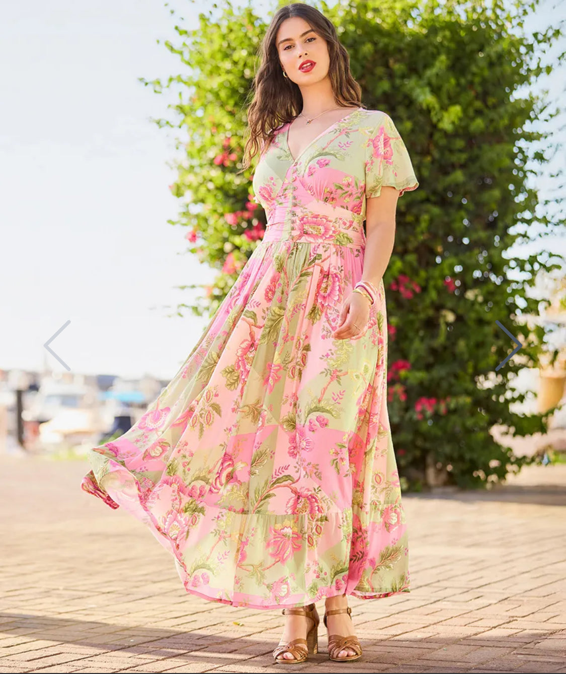 Joe Browns - ‘Prettiest Patchwork Print Dress