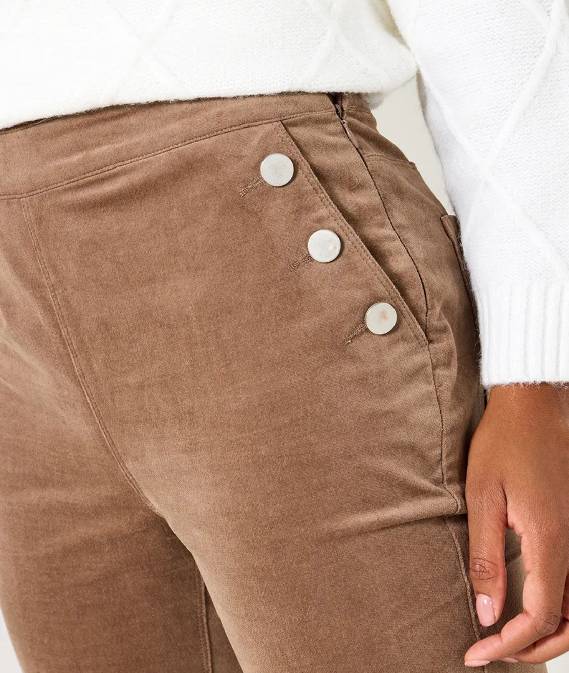 Joe Browns - Majestic Moleskin Button Detail Trouser