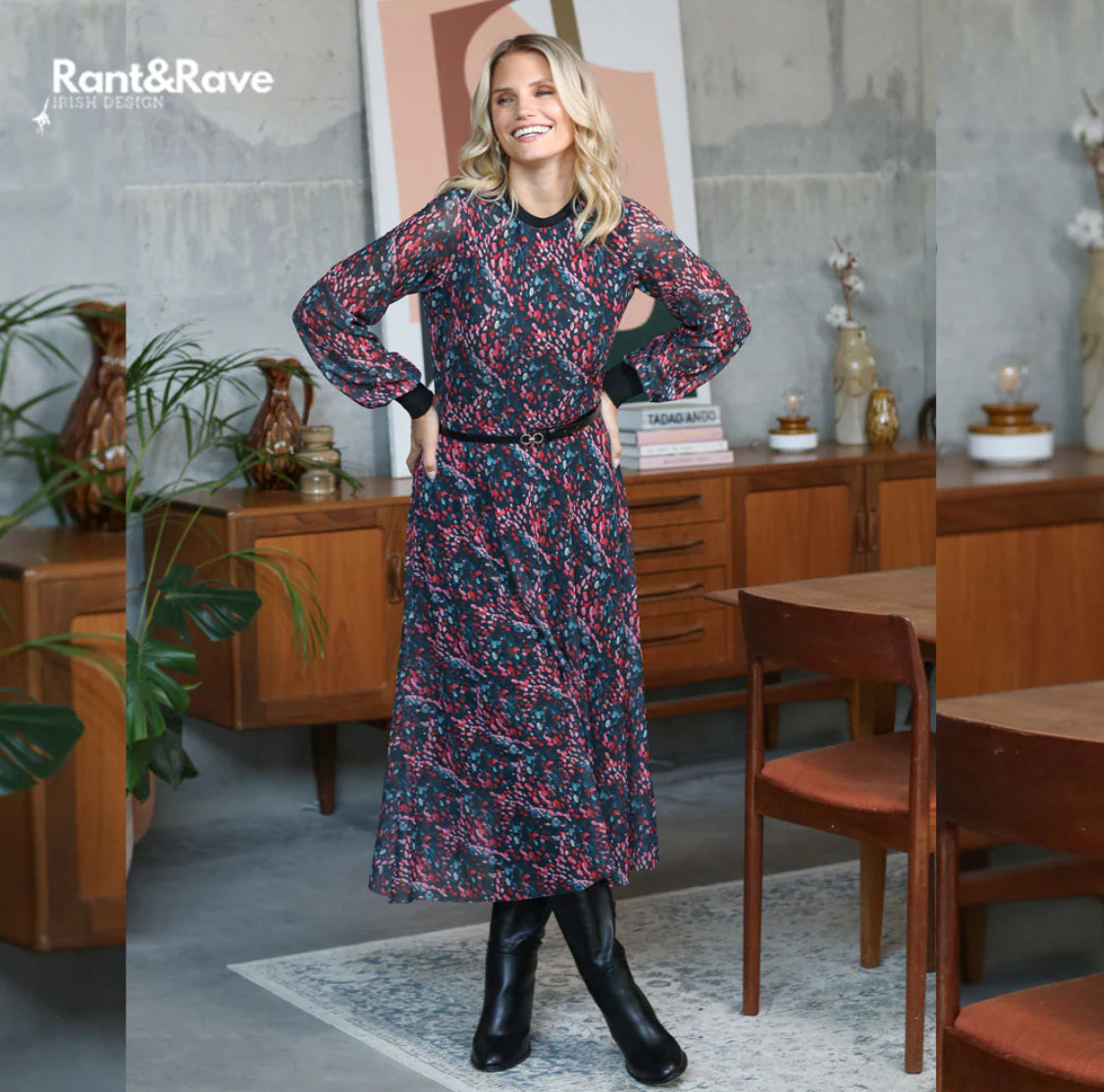 Rant & Rave - ‘Gwyneth' Teal Dress