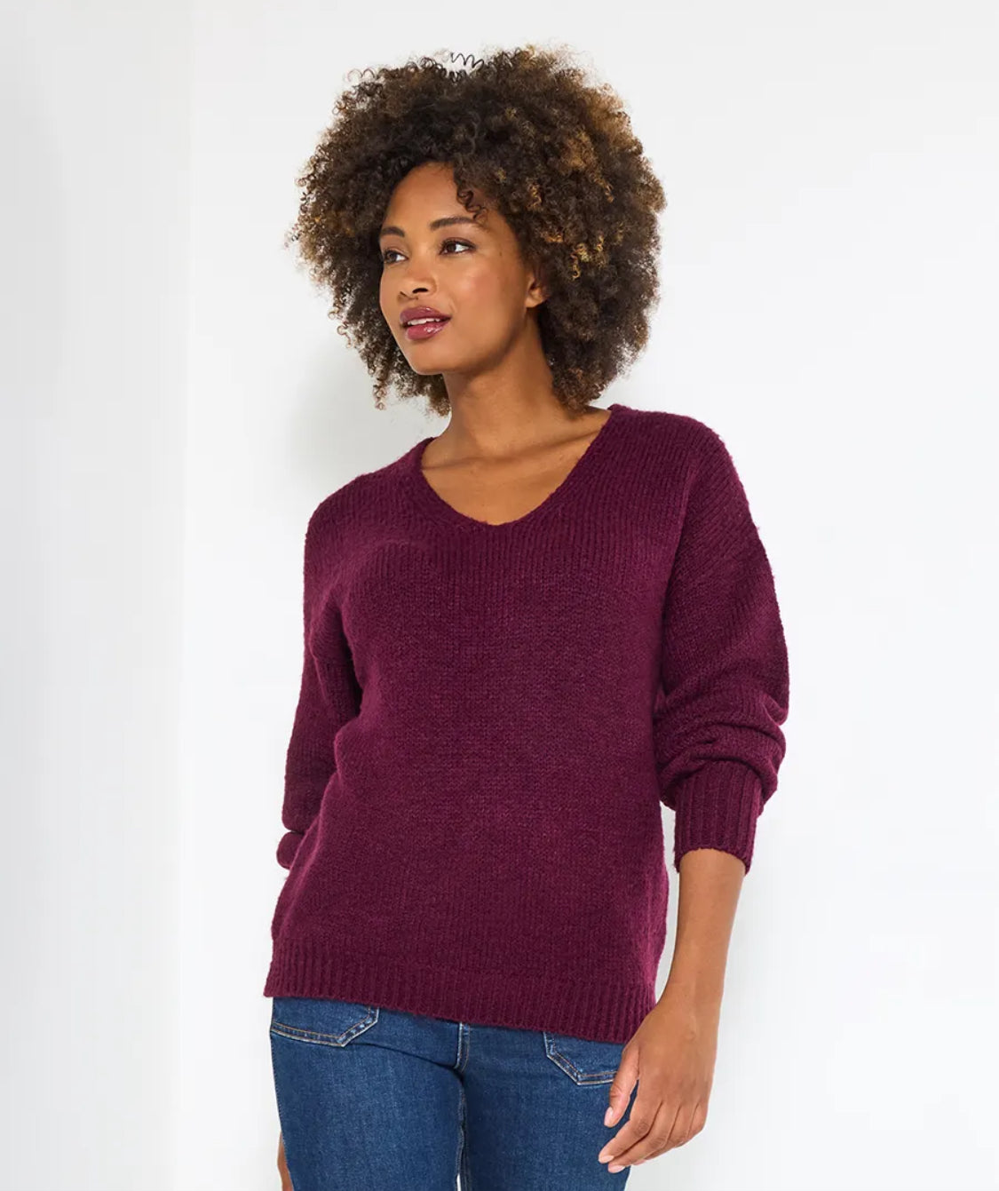 Joe Browns - Oh So Cosy Jumper In Berry