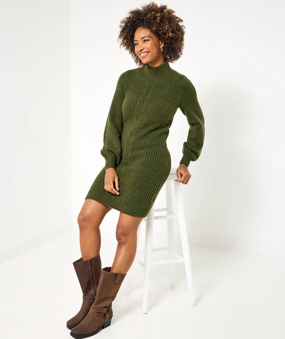 Joe Browns - Cosy Cable Front Knitted Dress