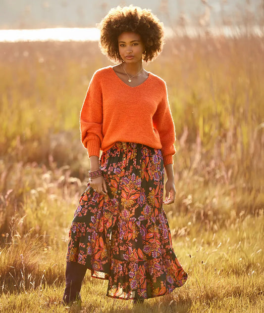 Joe Browns - Fabulous Florals Button Front Maxi Skirt