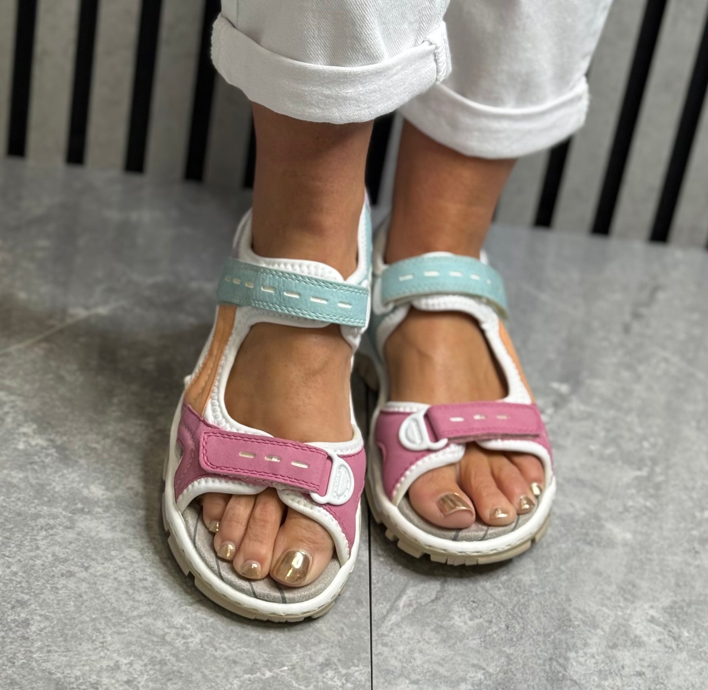 Rieker - Multi Velcro Strap Sandal
