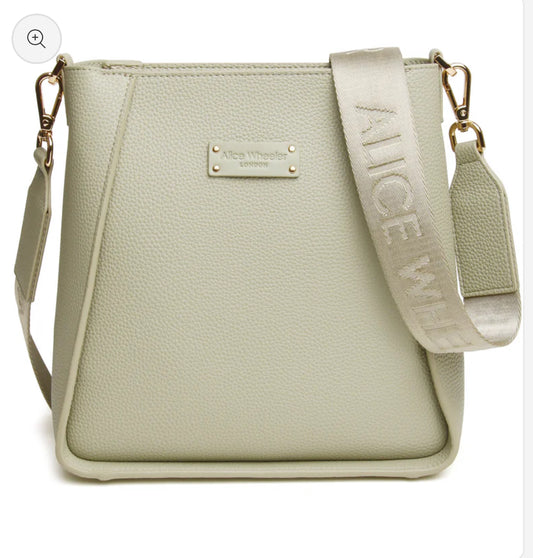 Alice Wheeler - Pistachio Kensington Crossbody Bag