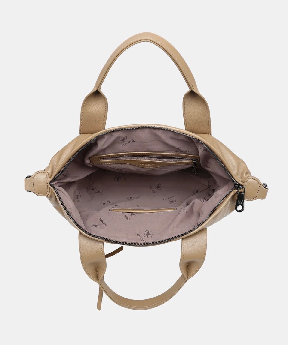 Pepe Moll - ‘Agatha’ Sand Handbag