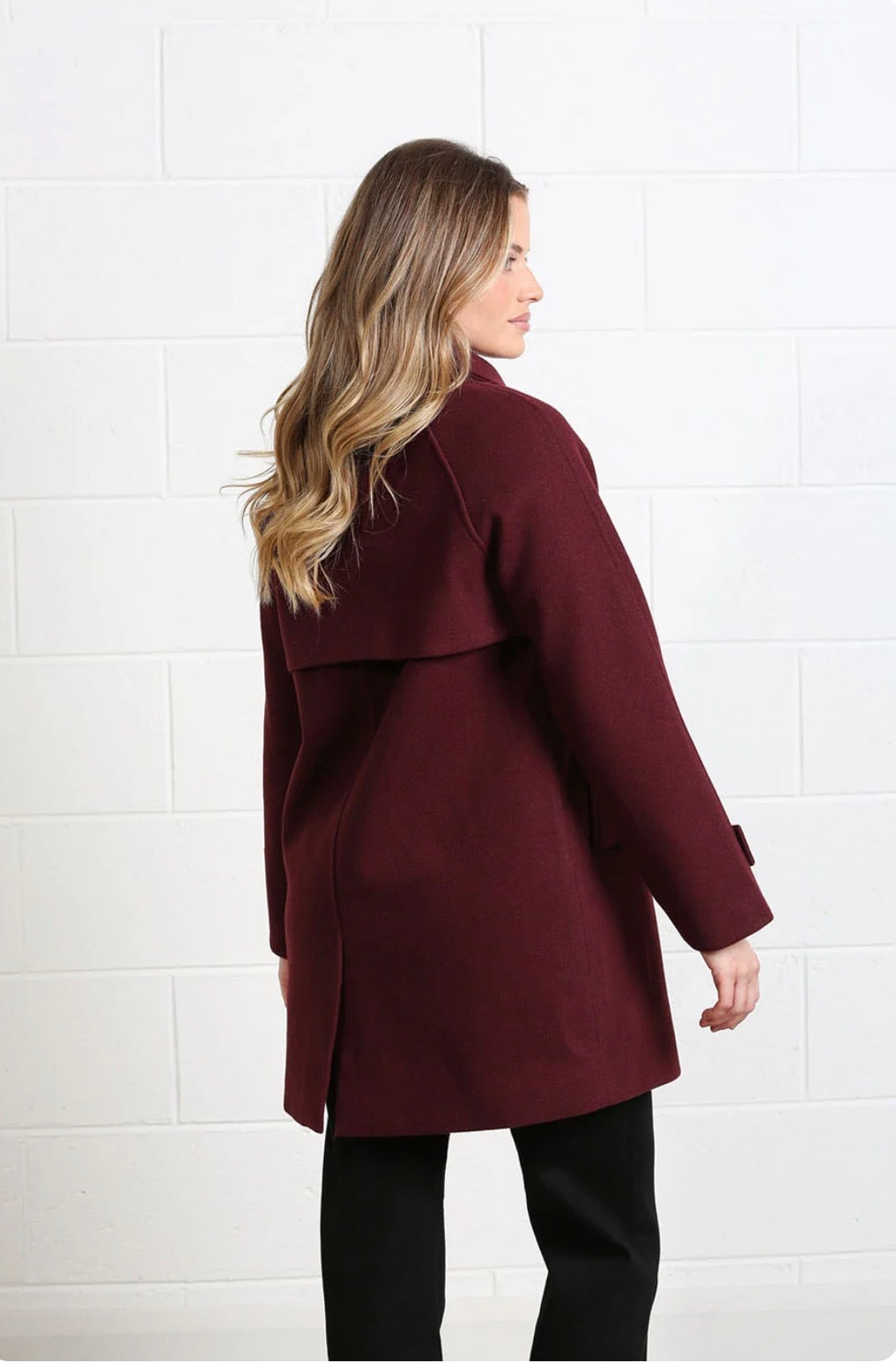 Rant & Rave -  Georgia Deep Port Coat