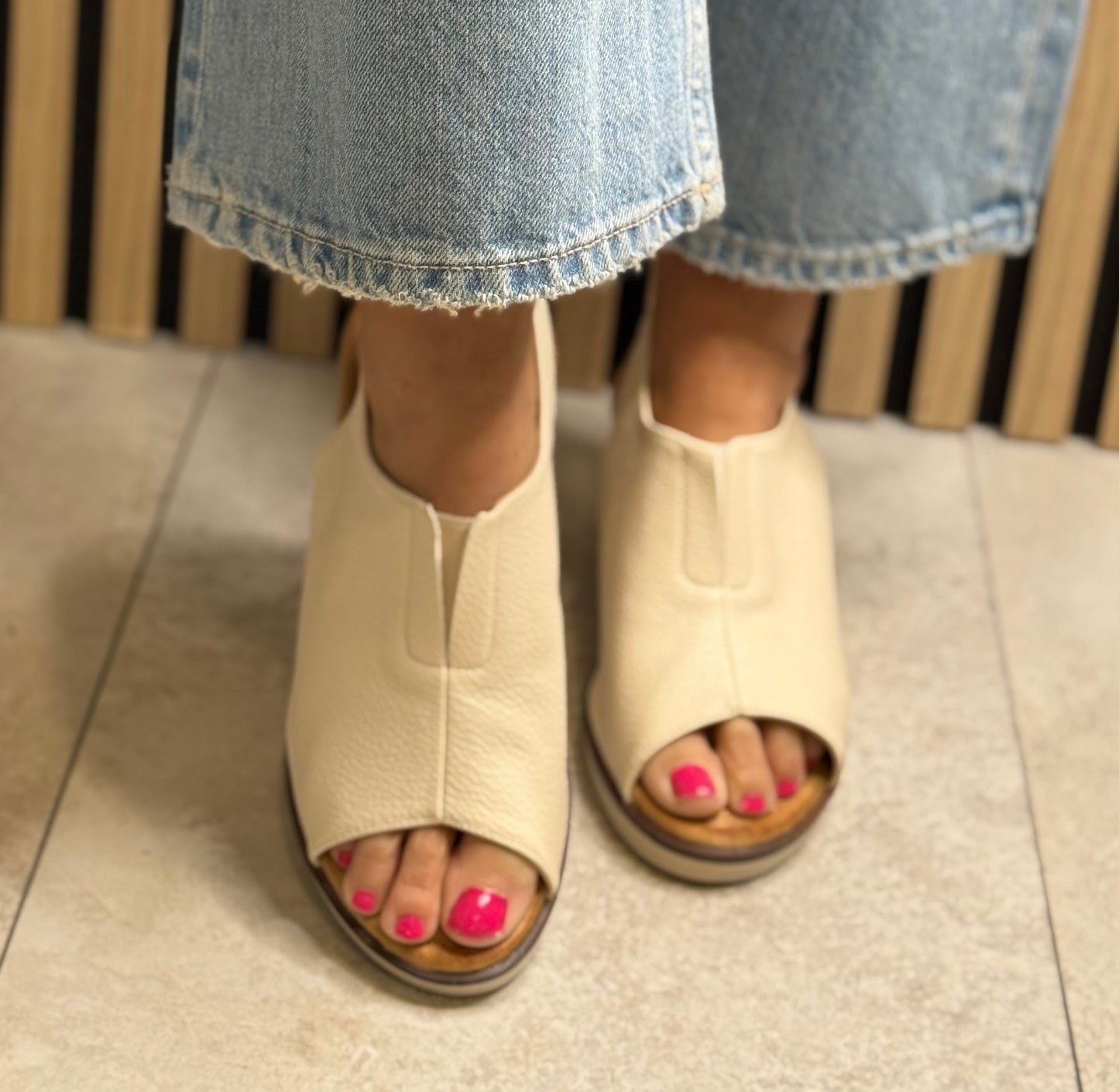 Zanni & Co - 'Mirfa One' Whipped Wedge Sandal