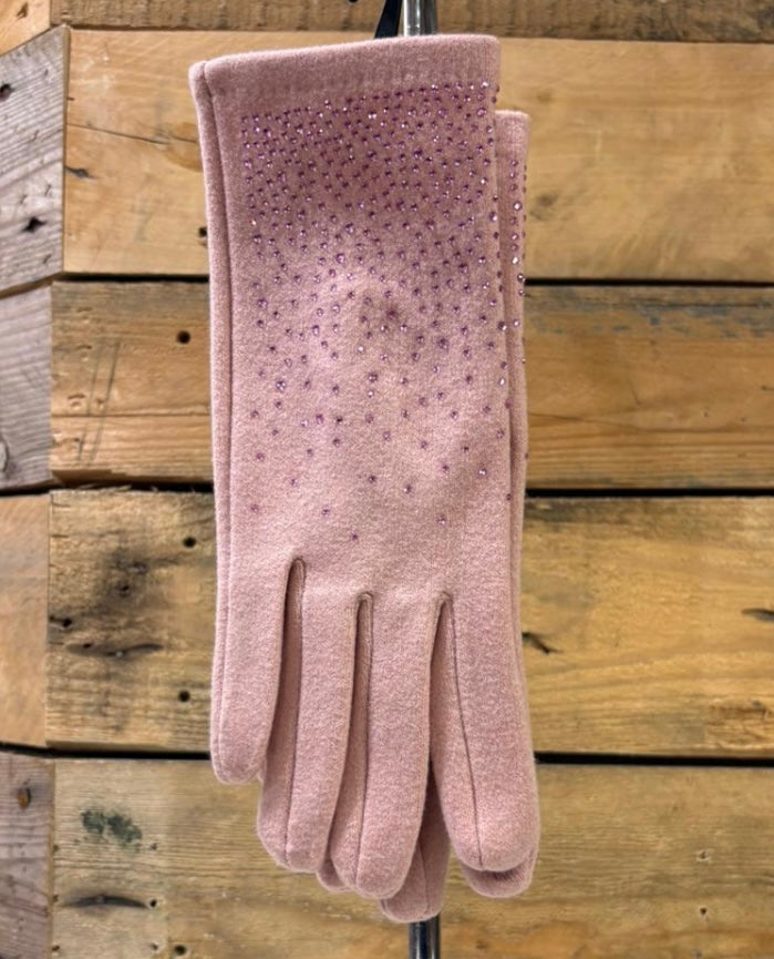 hannah k - Pink Diamonte Glove