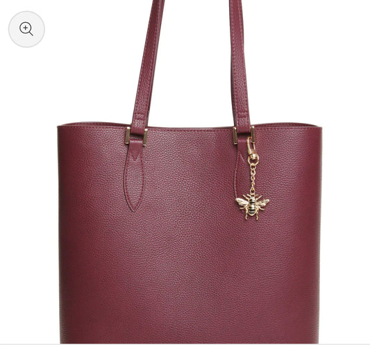 Alice Wheeler - 'Marlow’ Berry Tote Bag