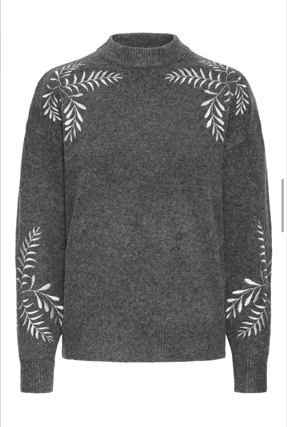 b.young - Grey Pullover