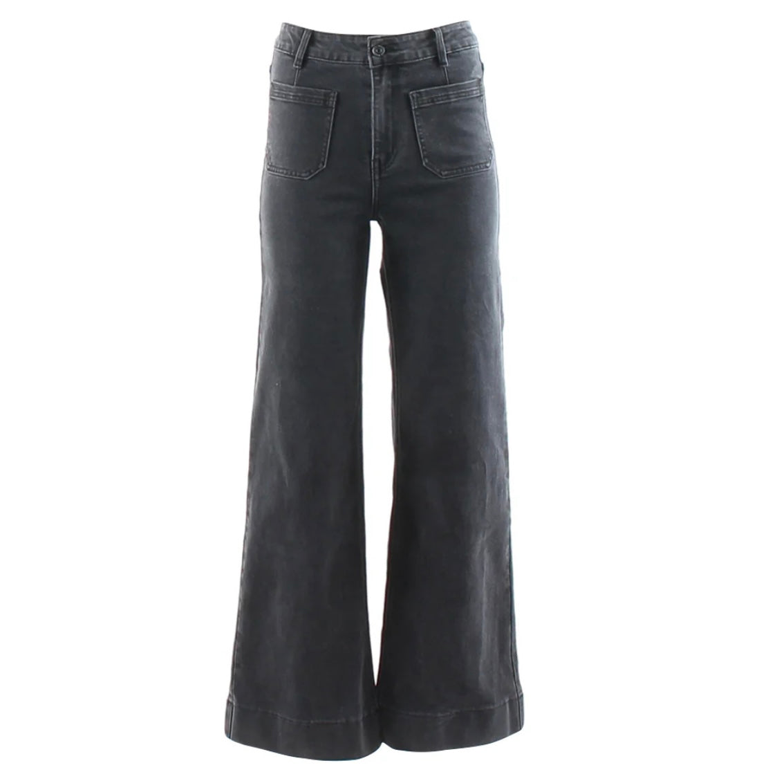 Rant & Rave - 'Nola' Black Wide Leg Jean