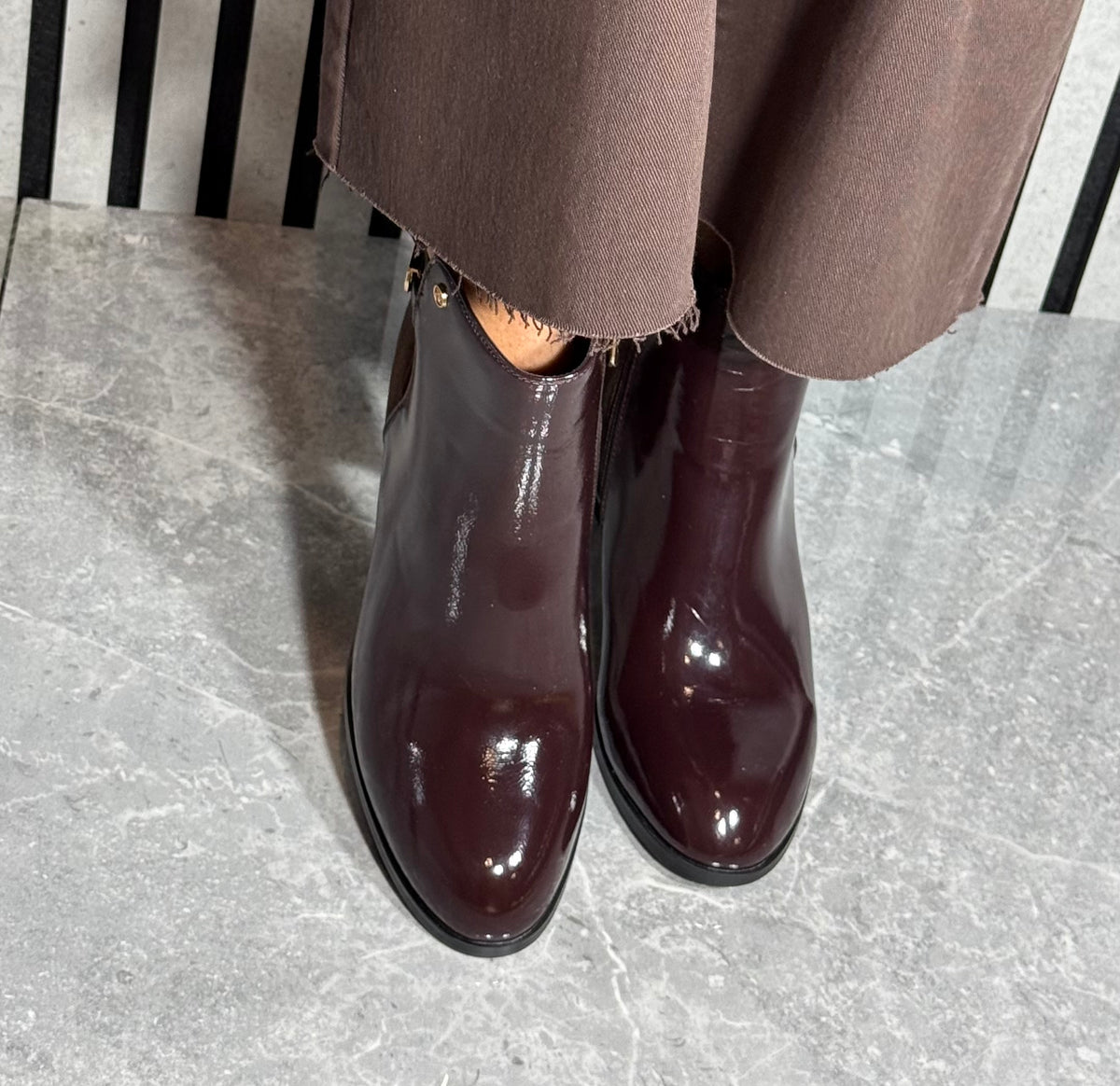 Zanni & Co - 'Fuyang One' Choccy Mix Block Heel Boot